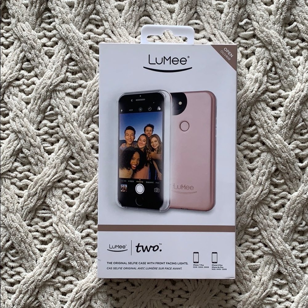 NIB LuMee Two Rose Matte | iPhone 7+, 6s+, 6+